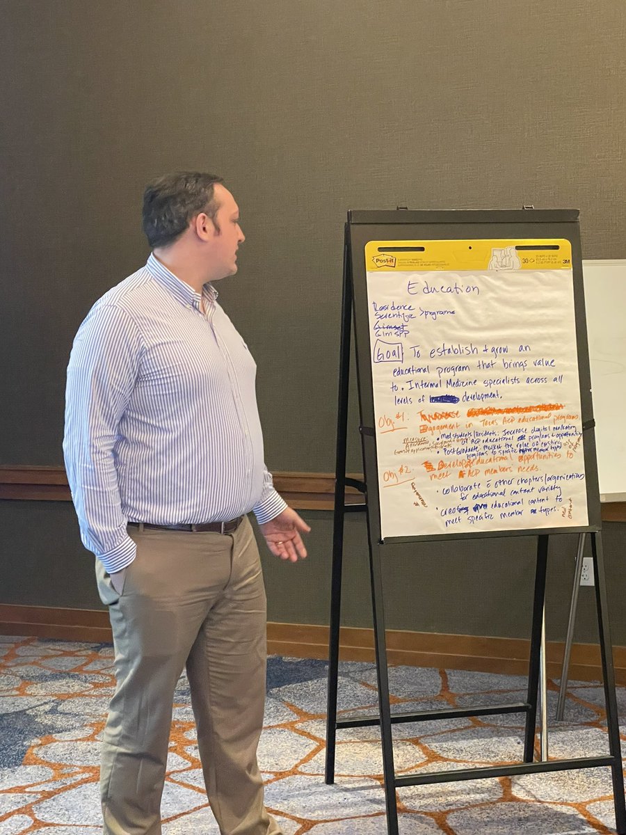Strategic planning at <a href="/Texas_ACP/">Texas Chapter ACP</a> board meeting today!