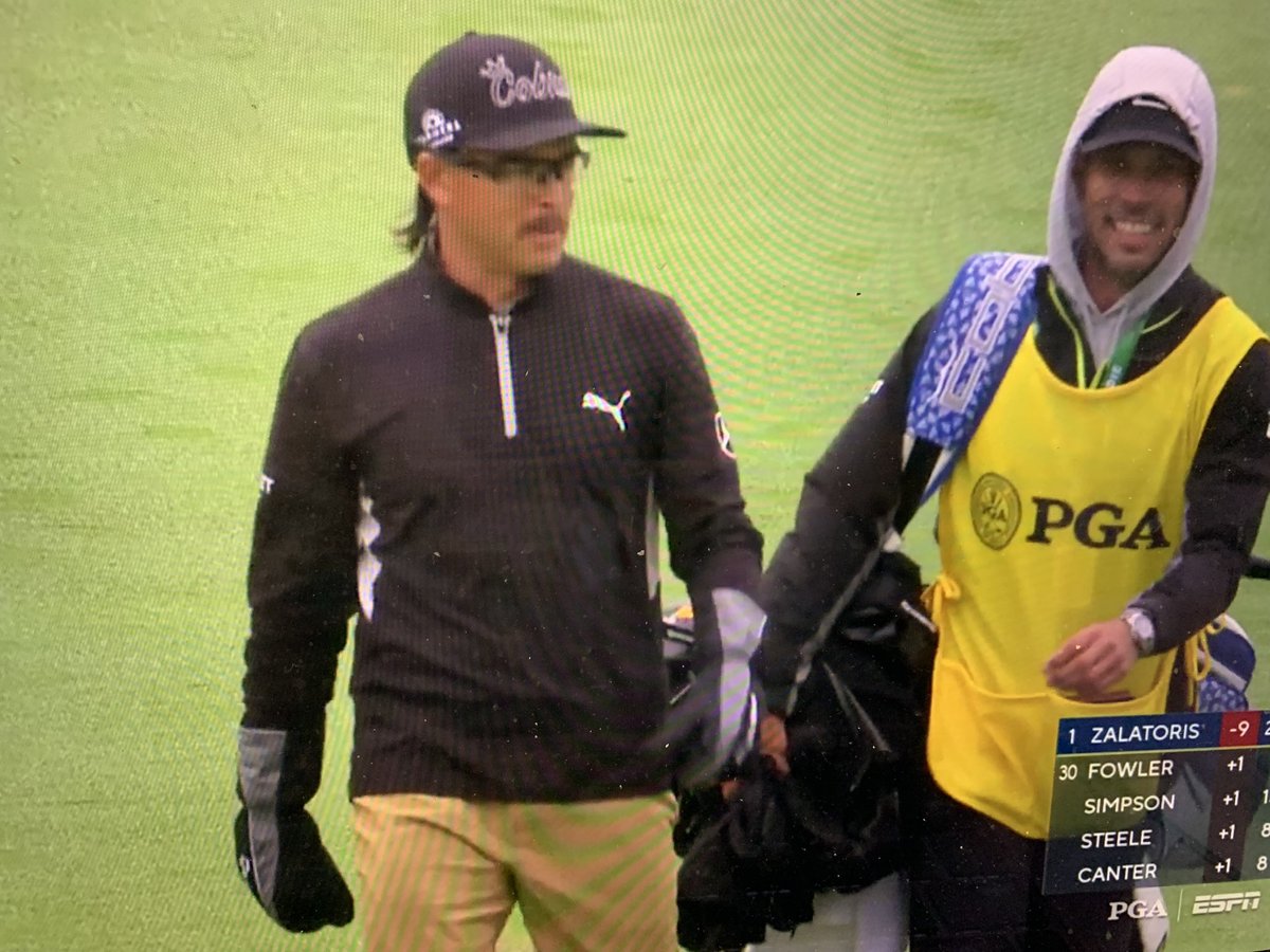 Rickie looks like he’s getting ready to wrangle a small but dangerous animal