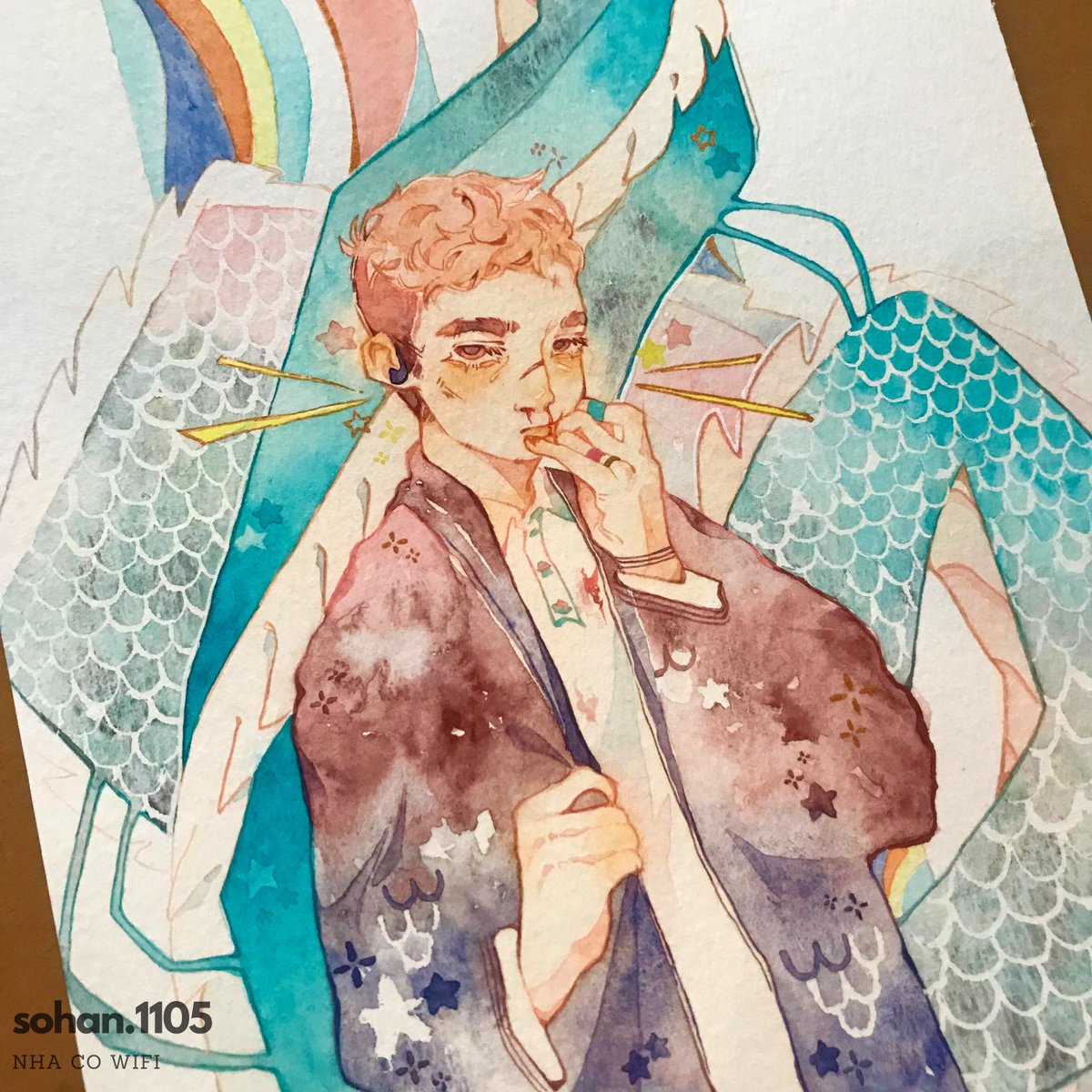 Prapripraprika1's tweet photo. Happy birthday Scaled And Icy ψ🥳
___
#watercolorart #twentyonepilots #cliqueart #scaledandicy @twentyonepilots https://t.co/txgZGzR9C2