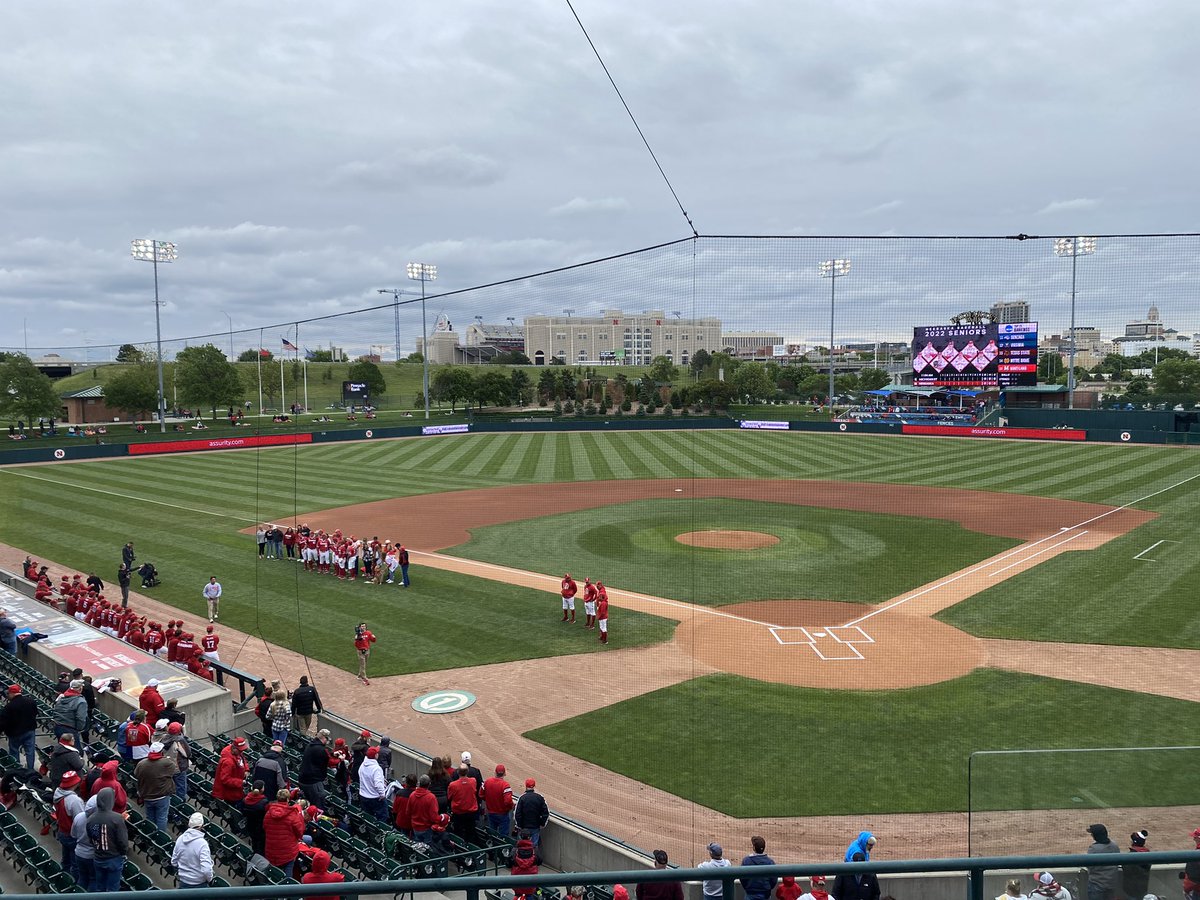 huskerkara's tweet photo. All the feels on Senior Day. GBR! #gbr #beautifuldayforbaseball https://t.co/SbDWd52max