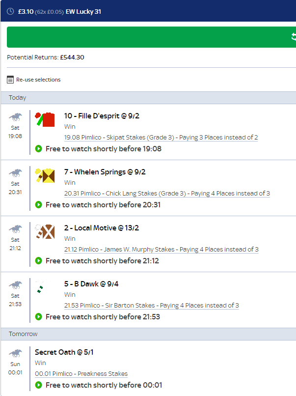 sol_baby_jesus's tweet photo. The Preakness - PIMLICO ๐๐ป๐บ๐ธ๐
#SmallStake #Funbet https://t.co/qwBX2BNLHe