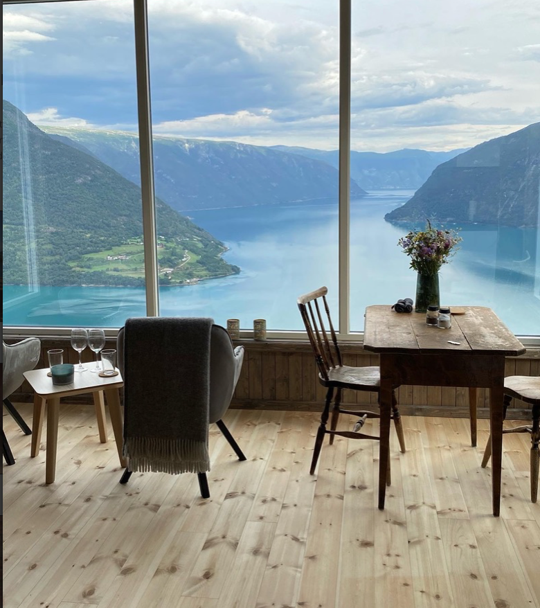 VisitSognefjord's tweet photo. Stunning views at spectacular accommodation!
Do you want something completely out of the ordinary? 
@raaumgard #raaumgard #luster #view #stunning #visitsognefjord #visitnorway https://t.co/FHLnmu3x25