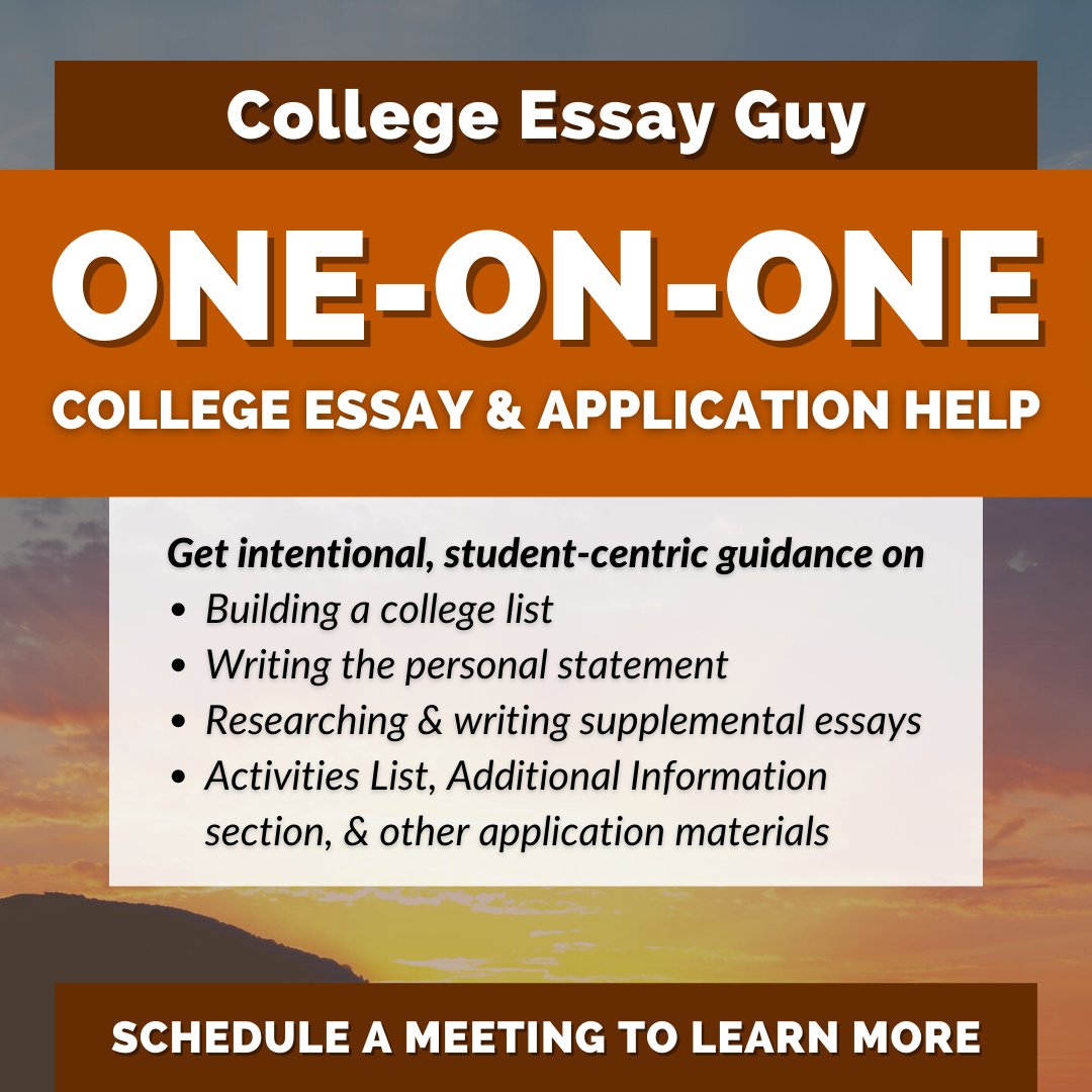 gradesfixer2020's tweet photo. ✏️ Applying to college can feel overwhelming, but having a coach to hold you accountable, support you, and bring out your best as a future college student can make all the difference. 💡

➡ Learn more about working 1:1 with the College Essay Guy team: … https://t.co/9tYV5xrcDF