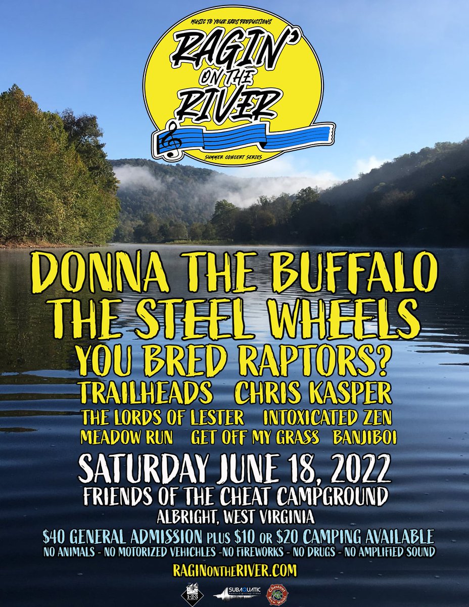 Tonight we're ragin' for the Official Ragin' on the River PreParty with Intoxicated Zen and the Ragin Super Jam featuring past and present performers from the Ragin' summer concert series. Music starts at 10pm. Plus Ragin tickets giveaways all night! $10 18&amp;up <a href="/RaginWV/">RaginontheRiver</a>