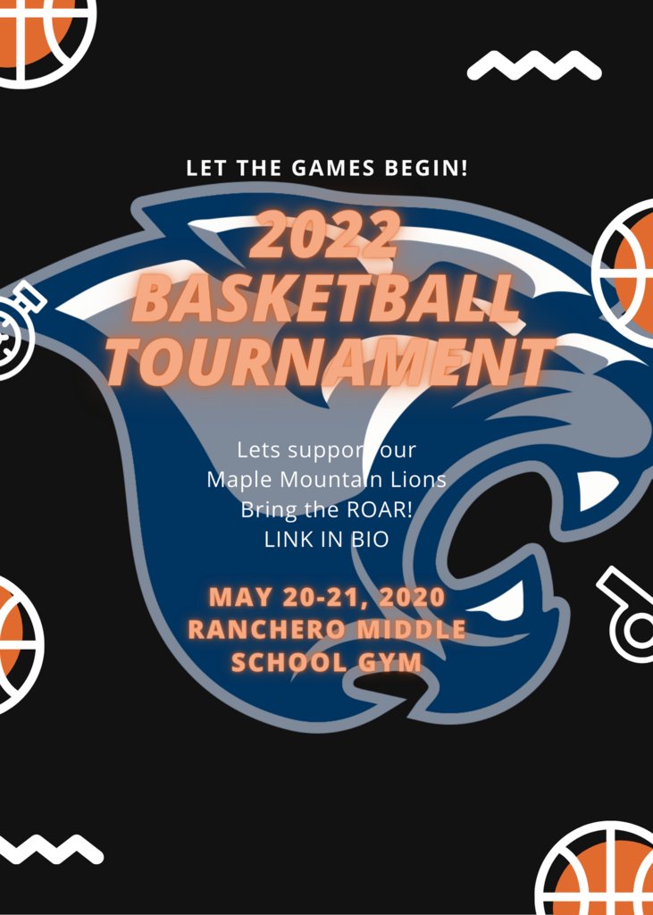 MapleROAR's tweet photo. Join our Mountain Lions in the Elementary Tournament at Ranchero Middle School

IG: Link in Bio

https://t.co/f0LfUTKm1Z https://t.co/4uBNa7omW5