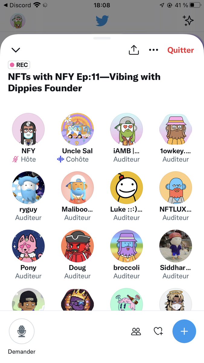 aminebellai19's tweet photo. Live with @DippiesNFT faam! 
Come join!! https://t.co/VvEgUMRw0z