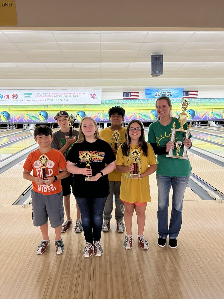Our Bang Bears are the 2022 Strike It Out Bowling Tournament Champions! The kids did great! <a href="/BangElementary/">Bang Elementary</a> <a href="/erwannwilson/">Erwann Wilson</a> <a href="/MichelleChatag2/">Michelle Chatagnier</a>