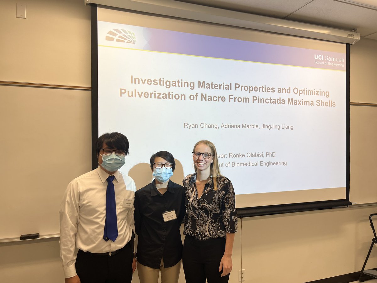 Olabisi Lab (@olabisilab) on Twitter photo OlabisiLab undergrads giving their UROP presentation today. They did a great job! <a href="/uci_bme/">UC Irvine BME</a> OlabisiLab undergrads giving their UROP presentation today. They did a great job! <a href="/uci_bme/">UC Irvine BME</a>