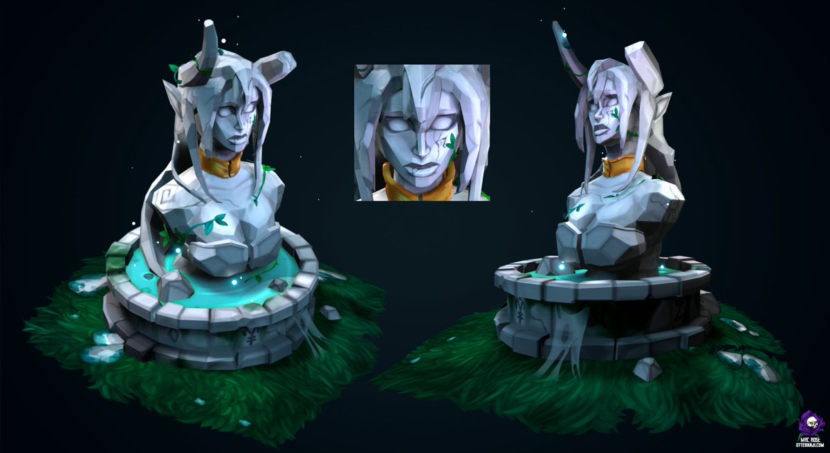 otterkaji's tweet photo. 🗿👩#b3d #Blender3d  #lowpoly https://t.co/deLp81jl6d