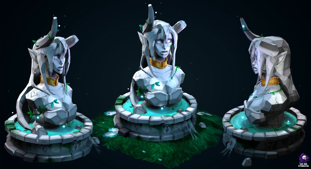 otterkaji's tweet photo. 🗿👩#b3d #Blender3d  #lowpoly https://t.co/deLp81jl6d