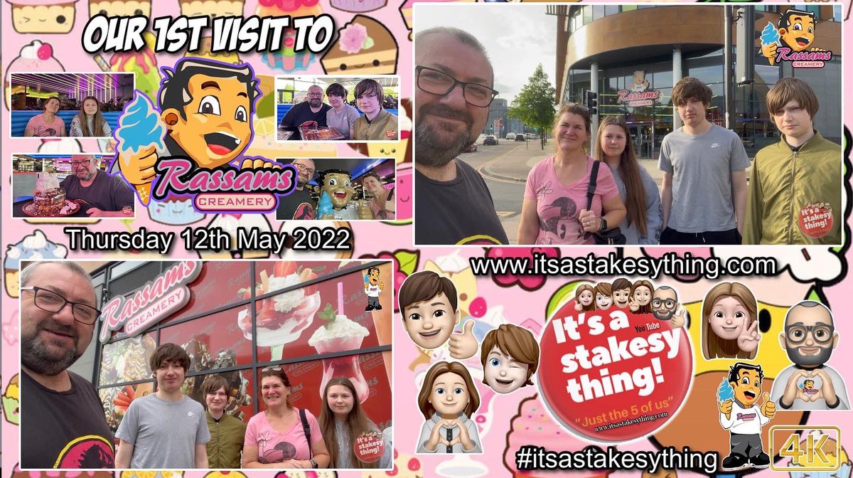 Stakesy3000's tweet photo. Join us over on YouTube to see our latest offering https://t.co/8ZmhgQ2g3C our 1st Visit to Rassams Creamery in Wakefield, see Paul get defeated by the Monster Waffle Challenge 🫢🤪 #itsastakesything #rassamscreamery #food #desserts #yummy #Wakefield #yorkshire #icecream https://t.co/kZLcerviak