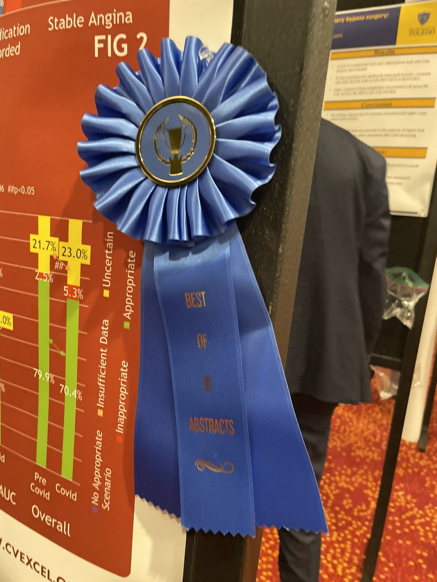 ACE_CVEXCEL's tweet photo. So proud of our team @bhweiner @JCigarroaMD for securing the hardware 😂 - not our first recognition for the original science we’re producing from our supportive and data-driven accreditation process! https://t.co/NBW0H48Phw