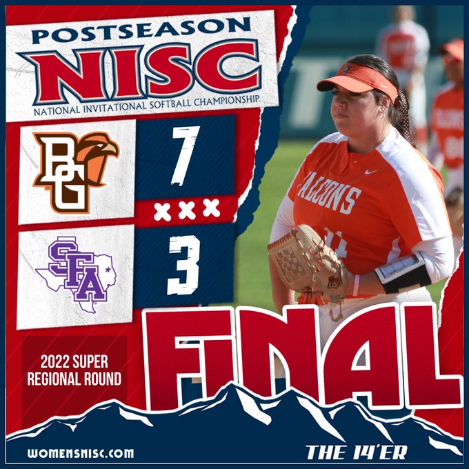 Postseason NISC on Twitter "RECAP Maycee Godbolt of BGSUSoftball