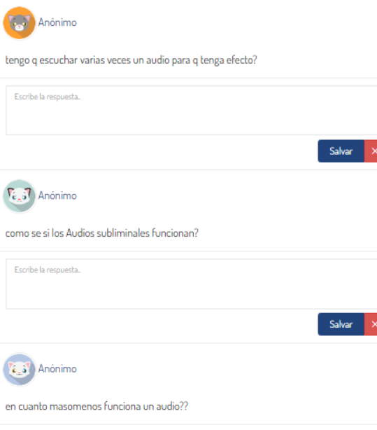 Creo que las tres preguntas son la misma persona
1. depende de cada uno pero evitar obsesionarse ayuda mucho
2. cuando ya tengas lo que pides tipo si usas un audio de aumentar pecho cuando ya tu pecho creció y asi
3. Yo lo recomiendo pero tampoco sobrecargarse que hay q descansar