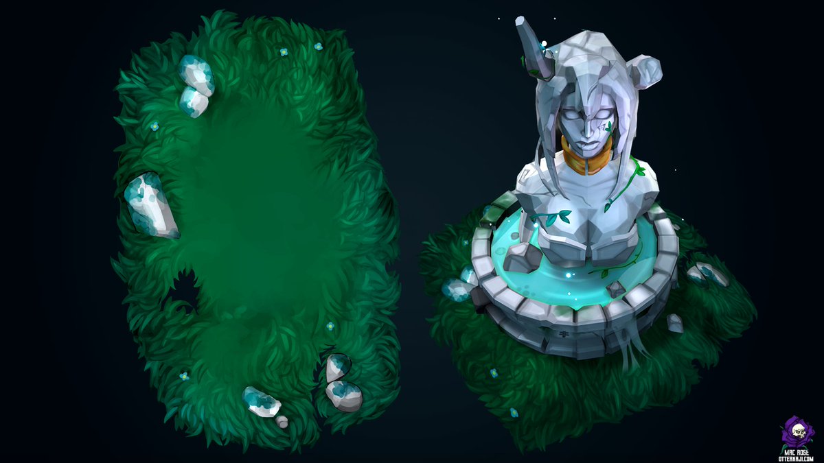 otterkaji's tweet photo. i put a dumb amount of attention onto the grass texture for really no reason, SO it shall be shown https://t.co/B9ju0BbvJQ