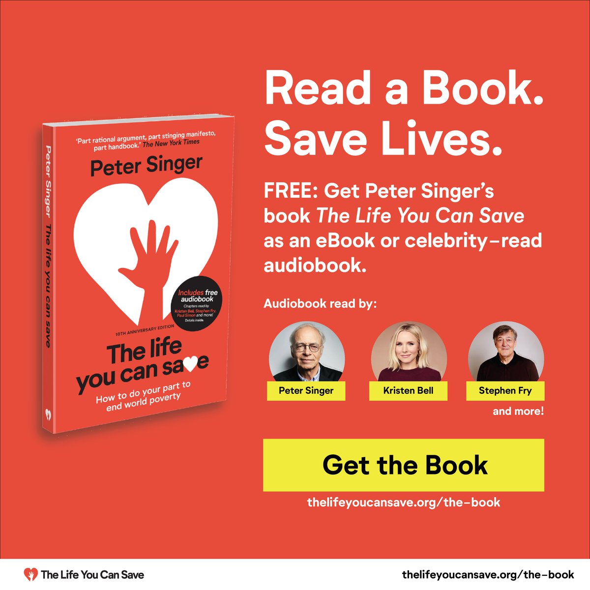 LifeYouCanSave's tweet photo. 𝐅𝐑𝐄𝐄: Download or share Peter Singer’s 𝑇ℎ𝑒 𝐿𝑖𝑓𝑒 𝑌𝑜𝑢 𝐶𝑎𝑛 𝑆𝑎𝑣𝑒 as an eBook or audiobook today. 

Download now: https://t.co/mLvDohSnEv https://t.co/902WC0VZcq