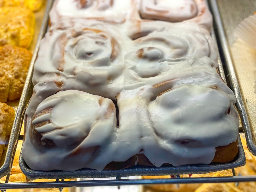 Try our delicious Cinnamon Rolls this weekend! 🎉  Stop by Nadler's today to view our entire selections of sweets baked in-house daily!⁠