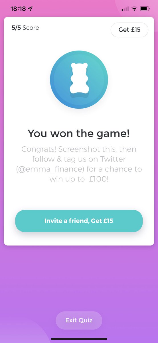 thecardinalhaze's tweet photo. @emma_finance yay. I won! https://t.co/rvBDWkA6pJ