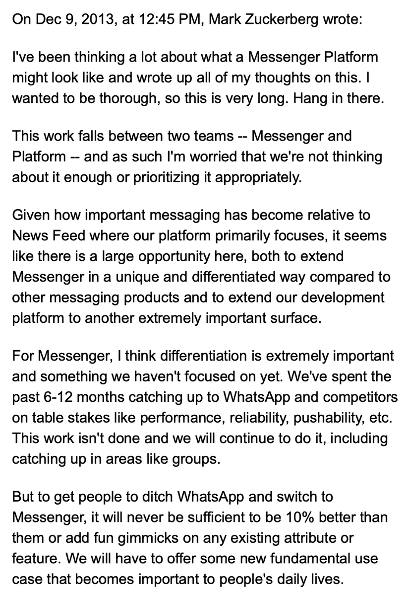 TechEmails's tweet photo. Mark Zuckerberg on Messenger

December 9, 2013 https://t.co/S3RlxsGRRE