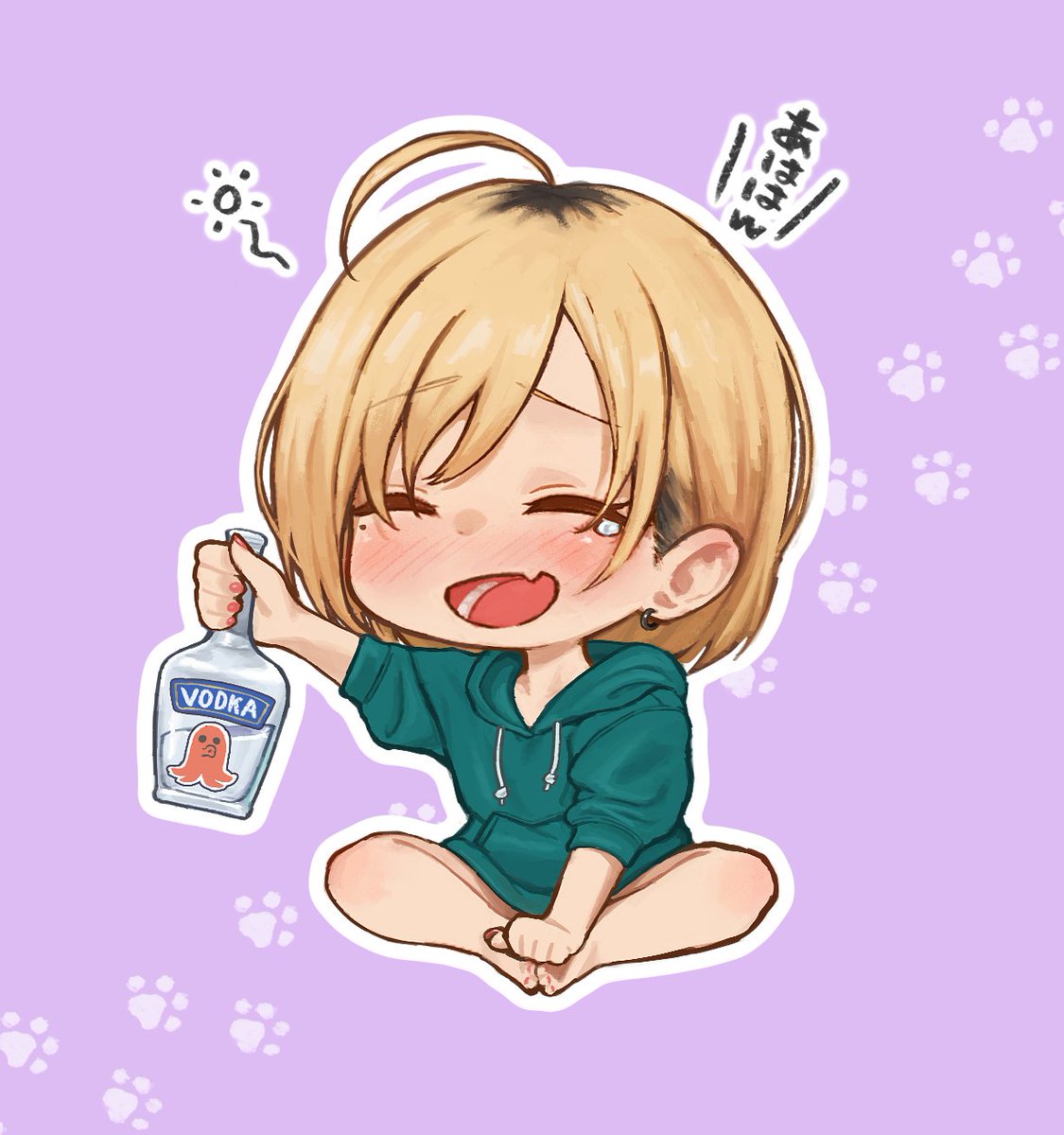 #Norarto
ウォッカを直でキメるのらとちゃん 