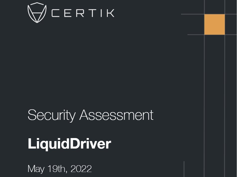Shadow Farms audit report by <a href="/CertiK/">CertiK</a> is out 🎉

On top of that, <a href="/immunefi/">Immunefi</a> bug bounty program has found no issues after several weeks of intense hunting. Expect something lurking in the shadows any time now 😻

You can read the report here
certik.com/projects/liqui… $LQDR
