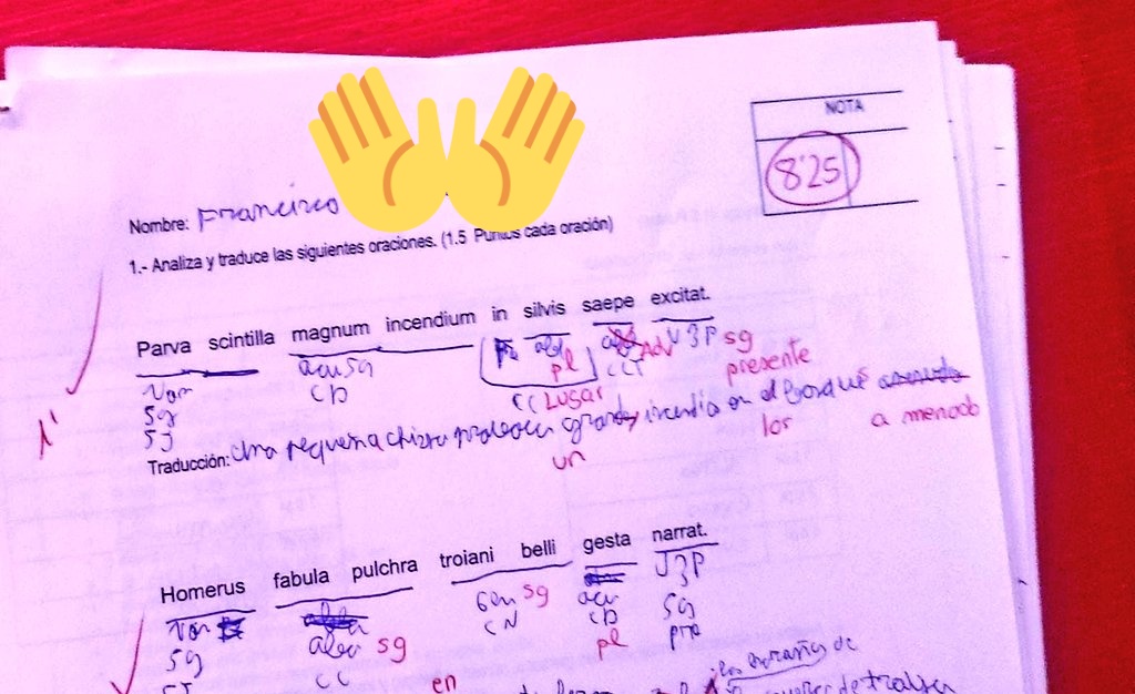 InesCovas16's tweet photo. Orgullosa de la nota de mi alumno 🥰🥰🥰 https://t.co/nvyFRIXSFG