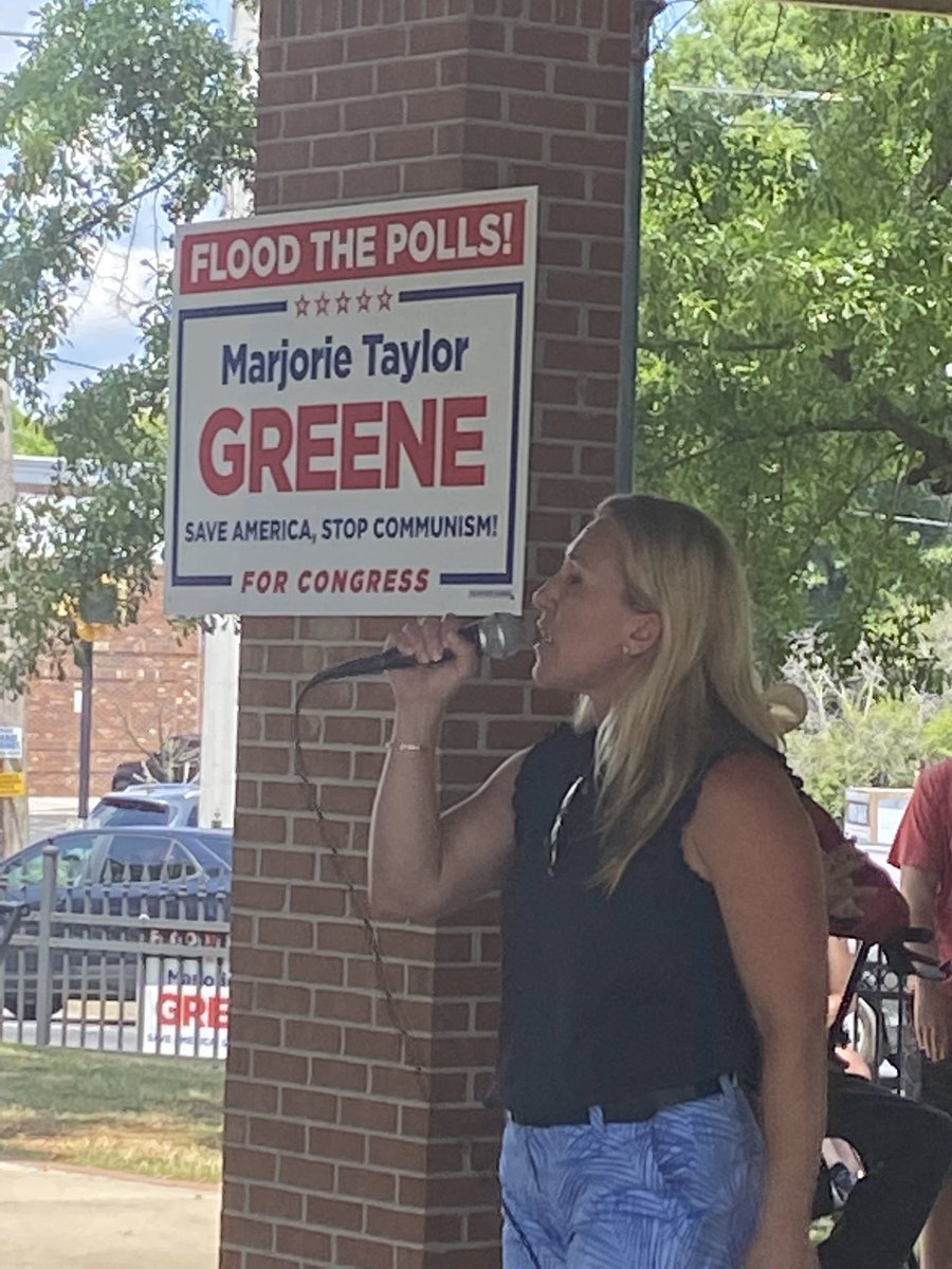 jfradioshow's tweet photo. Live Now @MTG4America JOIN US NOW @GETTRLIVE @https://gettr.com/post/p1aqlbw5689 @GETTROFFICIAL
Saving America with her heart and voice 🇺🇸🇺🇸🇺🇸 #AMERICAFIRST #TAKEBACKGEORGIA
#GODZILLAOFTRUTH #ORACLEOFDEPLORABLES
🇺🇸VOTE🇺🇸
Download the APP: https://t.co/7XYhJrXjWJ... https://t.co/Aqyn4nUaEJ