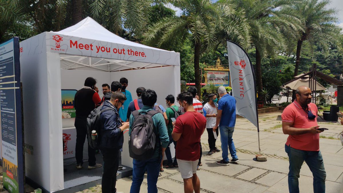 PoGoBlr's tweet photo. TYSM @PokemonGoApp @PokemonGoAppIN @NianticLabs for the incredible in-person com day event in India witnessing around 200 people. We look forward for more in person events like these including Safari, Go Fest. Here are some glimpse of the event. #MeetYouOutThere #Bengaluru #India https://t.co/SzlB4HaXlJ