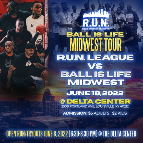 THE TAKEOVER IS HERE 🔥🔥🔥 and We want the BEST in the CITY to come out for our Tryouts June 8th @ 6:30pm!! Let’s show em’ how it goes DOWN in Louisville, KY! 🏙 The @ballislife #SummerInvasion Tour is stopping in Louisville, KY, June 18th, to go against the Louisvilles FINEST!