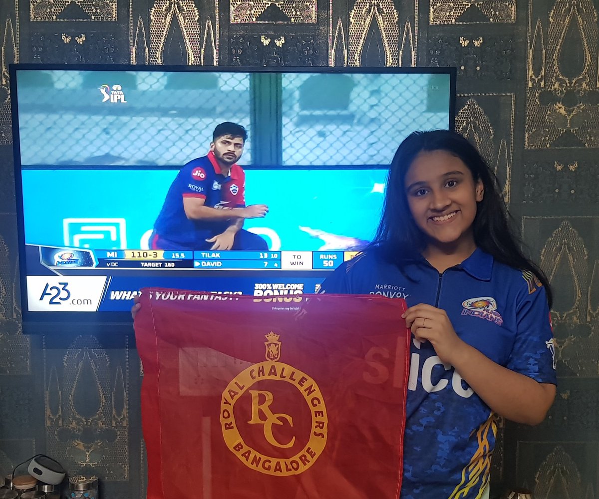 sashin's tweet photo. #DilKholKe #PlayBold #MumbaiIndians #RCB #IPL2022 #DilKholKe https://t.co/8qZYqNDfIO
