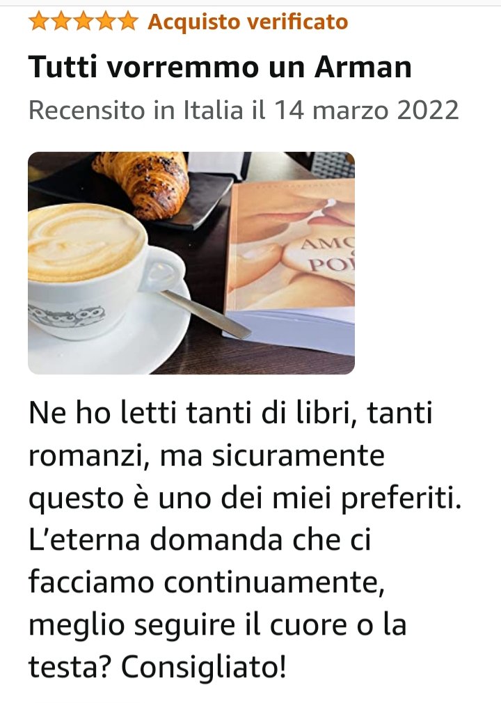 SaraMattinelli's tweet photo. 🤩📚 RECENSIONE AL MIO ROMANZO D'AMORE EROTICO 🤩!
#libri #SalaLettura @SalaLettura #scrittori https://t.co/N9xjg3Ox00