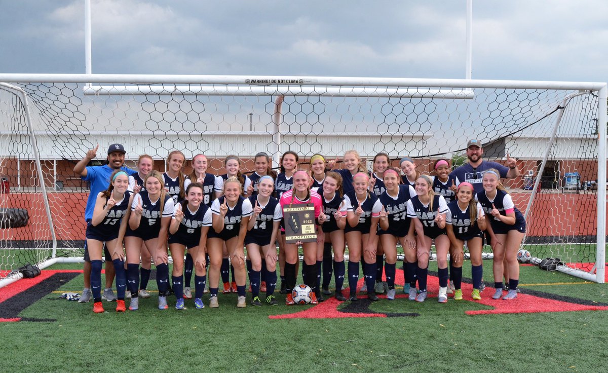 OEHSGirlsSoccer's tweet photo. HISTORY MADE. #regionalchamps https://t.co/It1rGAdPzw