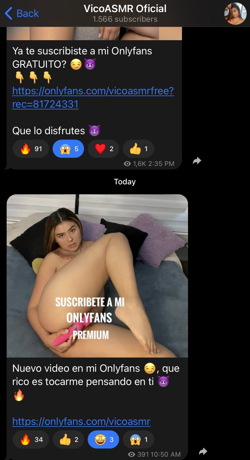 VicoASMR on X: Ya te uniste a mi grupo de telegram 😈 Únete para más  contenido 🔥 👇🏻👇🏻 t.coXHjzEAGuMU t.coxn1fspcAoJ  X
