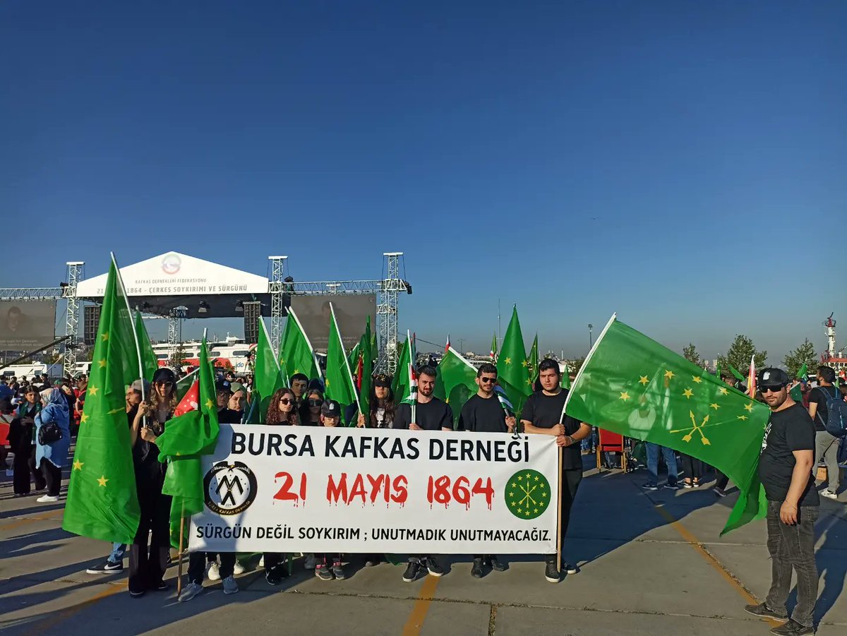 BurKafDer's tweet photo. 21.05.2022 ' İstanbul

#21mayıs1864 #bununadısoykırım #21may1864 #circassiangenocide #bubirsürgündeğilsoykırım  #unutmaunutturma #burkaf #jıbgha https://t.co/tXYv3c2HN8