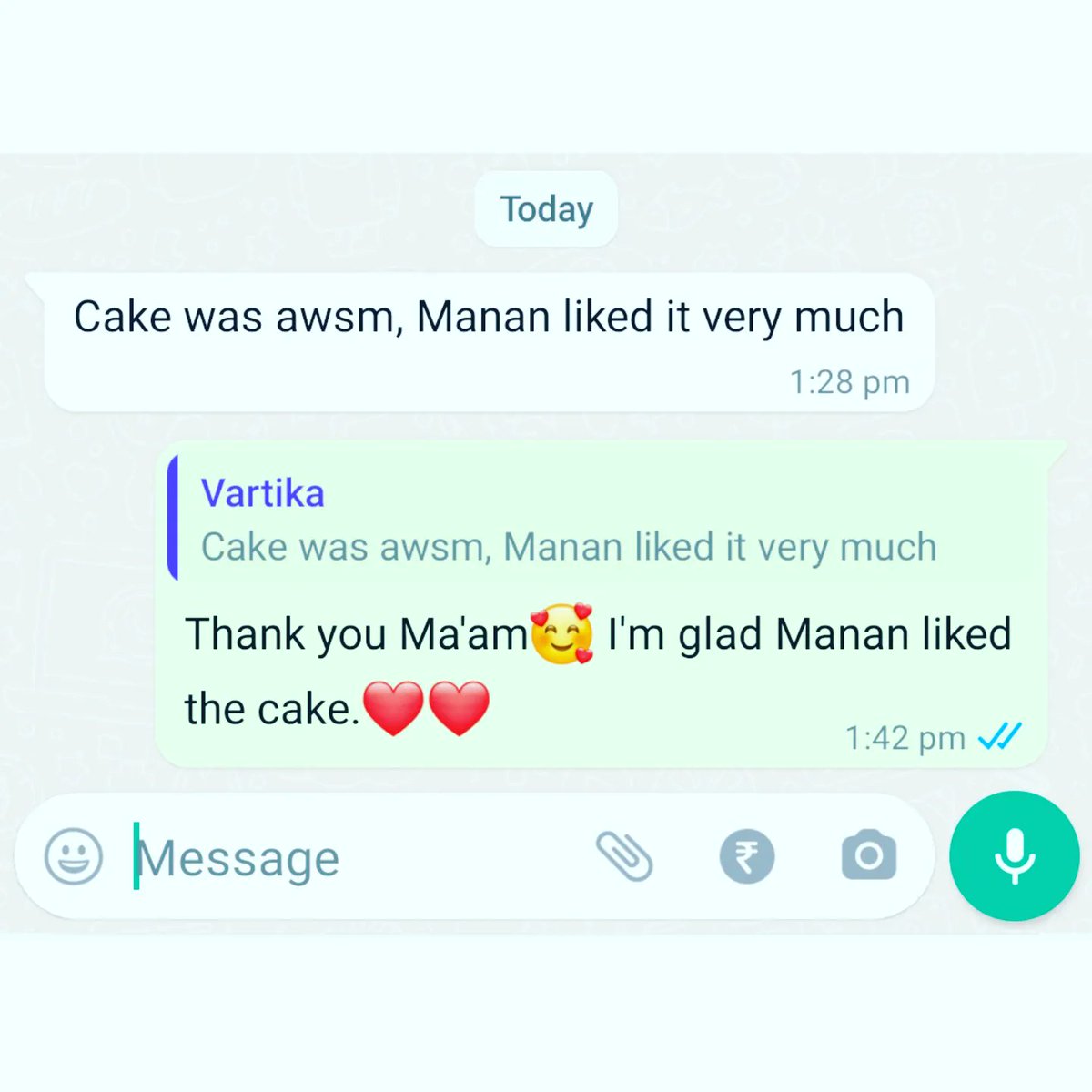 cakezone__'s tweet photo. 💯%Eggless👍
Customised Cake💕💛💕
Pineapple flavour 🍍💛💛
Reviews 😍
Direct message us for orders📩📩
Saharanpur (India)
.
.
#cake #customisedcake #glazedcake #birthdaycake #birthdayboy https://t.co/a9TDCcPttG