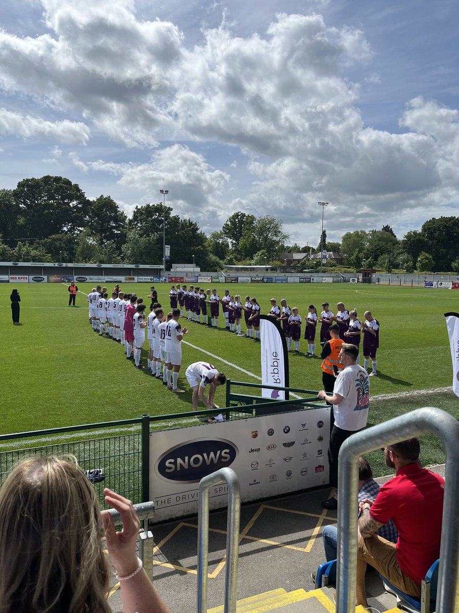 AAsaanderson's tweet photo. Sunny Saturday at charity football match, supporting R;pple Suicide Prevention Charity. In awe of Alice &amp; her family who set up the charity after her brother Josh died by suicide aged only 21 💔#mentalhealthmatters https://t.co/HHnIe76ZMt