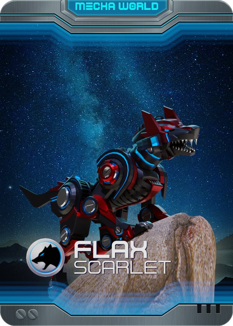 FGL_NFT's tweet photo. Mecha World will be playable on 📱Mobile too! Check out this interface preview. Of course the 🐺wolf head will be replaced with a Mecha NFT like this FLAX SCARLET.
What do you think?

Check out Mecha World: https://t.co/fhA1tjPOsS https://t.co/XuWiIIvvTZ