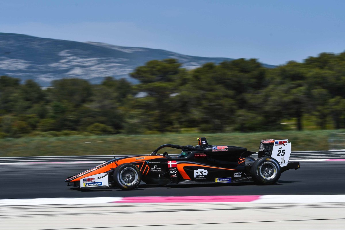 Sebastian Øgaard (@ogaardracing) on Twitter photo Race 1 at Paul Ricard: DONE ✅
Tricky race today with some fights and contacts. We brought it home in P5 (P2 Rookie) and gained more points!
We'll start tomorrow's races from P2. Fully ready to send it!! 👊🏻
Great job by <a href="/VARmotorsport/">Van Amersfoort Racing</a>, thanks guys!
#EFOpen Race 1 at Paul Ricard: DONE ✅
Tricky race today with some fights and contacts. We brought it home in P5 (P2 Rookie) and gained more points!
We'll start tomorrow's races from P2. Fully ready to send it!! 👊🏻
Great job by <a href="/VARmotorsport/">Van Amersfoort Racing</a>, thanks guys!
#EFOpen