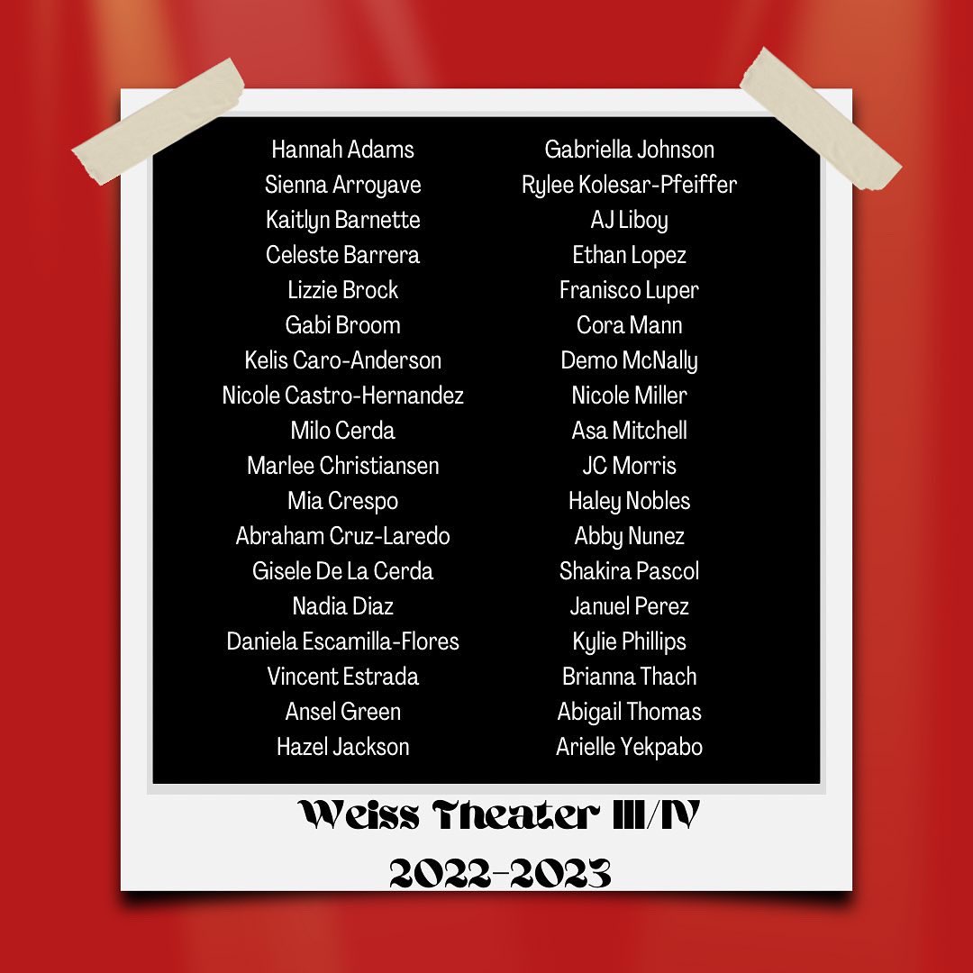 Weiss Theater tweet media