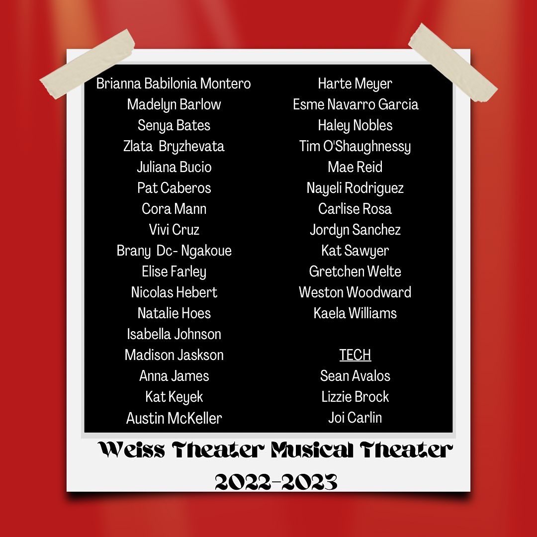 Weiss Theater tweet media