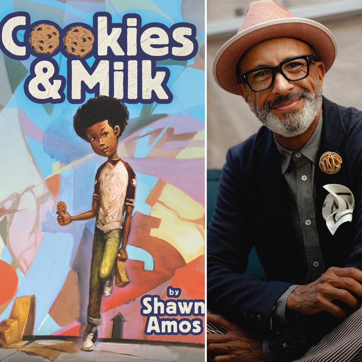 Join us tomorrow at 2pm for an exciting author event! World renowned Blues Musician Rev. Shawn Amos, son of Wally “Famous” Amos will be in our store for a signing and reading of his debut novel #cookiesandmilk! #bnfrisco #authorevent #booksigning #friscxotx #famousamos