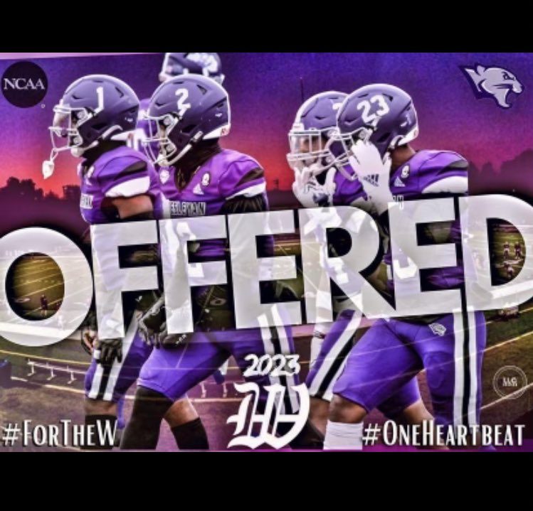 I’m blessed to receive my first College Football Offer to Kentucky Wesleyan College. <a href="/CoachYoung41/">Coach Tyrone Young Jr. II ™</a> <a href="/BrowningAlfonzo/">Alfonzo Browning</a> <a href="/DCHS_Football/">DCHS_Football</a> <a href="/KYQB3/">Todd Humphreys</a>