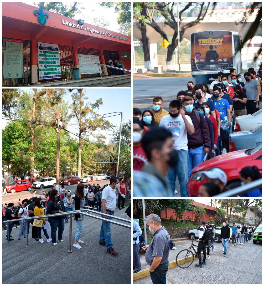 UVeracruzanaMx's tweet photo. #RegiónXalapa
Esta mañana inició la aplicación del examen de ingreso a la Universidad Veracruzana. ¡Mucho éxito a los #AspirantesUV2022! https://t.co/fihpl1PpSl