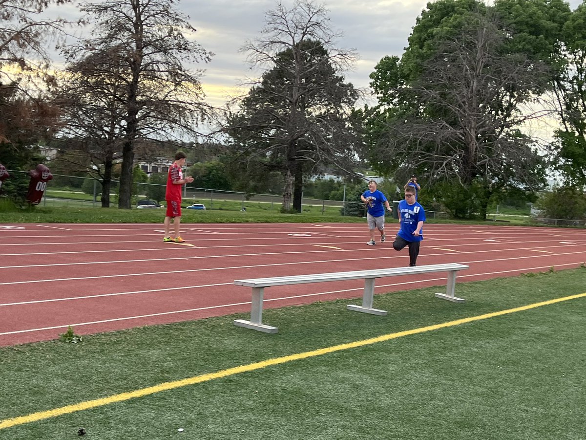 MustangUnified's tweet photo. The Jr. Mustangs did AMAZING at the Special Olympics State Track Meet! #playunified @SONebraska https://t.co/Sv9SKz34w5