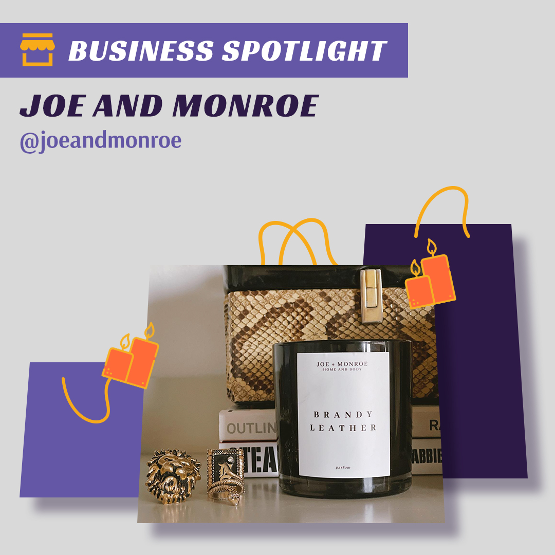 MyControlCard's tweet image. Time for another #BusinessSpotlight! Today we’re highlighting Joe + Monroe, a Black-owned business founded by a Chicago-based millennial mother and luxury candle lover. Let’s be honest, there’s no such thing as too many candles 🕯 #UrbanMarket