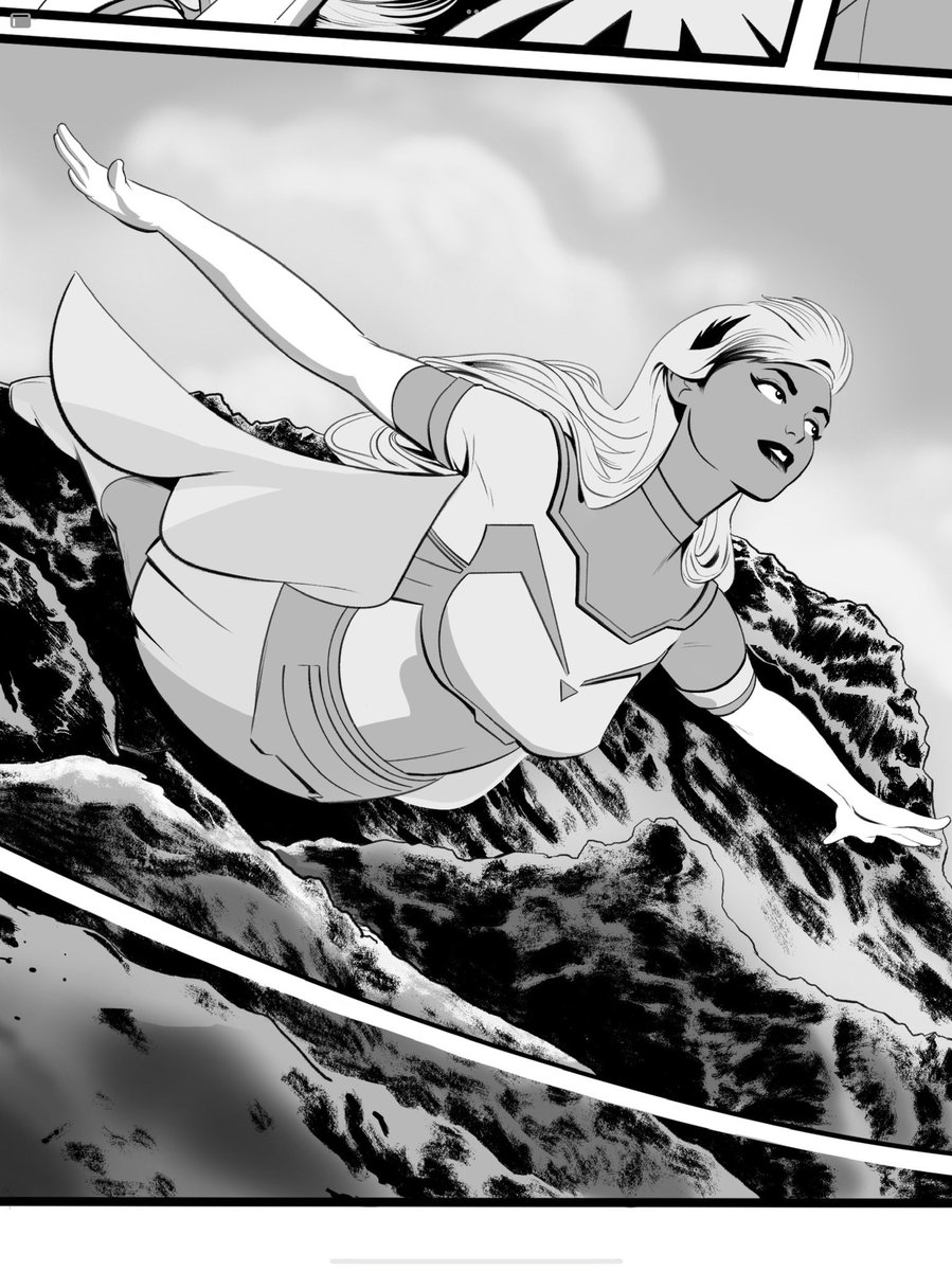 lxdraws's tweet image. Covid free…back to work ✍️ #workforhire #digitalart #comics #sequentialart