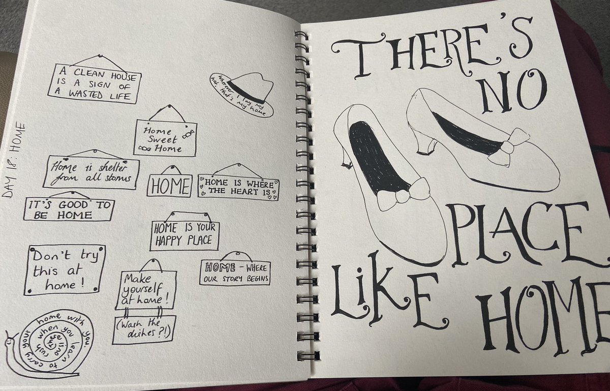 LouiseTreloar1's tweet photo. Days 17, 18, 19 and 20 of the #MagpieChallenge. Unfortunately, I have just realised that my sketchbook only has 28 page spreads. Doh! π³π« @JenniSpangler1 https://t.co/Ld7DO9UHBv