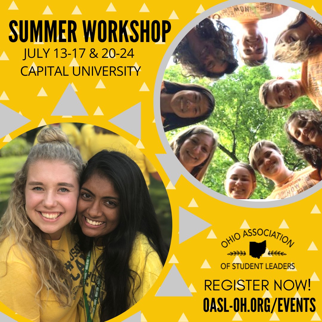 The_OASL's tweet photo. Summer Workshop is getting closer! Don’t miss out on the best week of your summer. 😎 Register now https://t.co/iTLDXru6ZA ☀️💚 #whyiworkshop https://t.co/pjpHHPnIl8