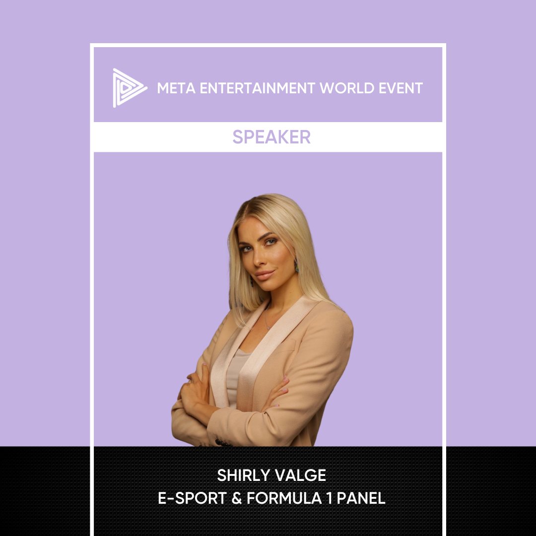 MewsAwards's tweet photo. Welcome Shirly Valge who will be our speaker on the E- Sport and Formula 1 Panel!
@ShirlyValge
#MEWS #MEW2022 #JOINTHEMETAVERSE #Monaco https://t.co/EOzwfCmUwV