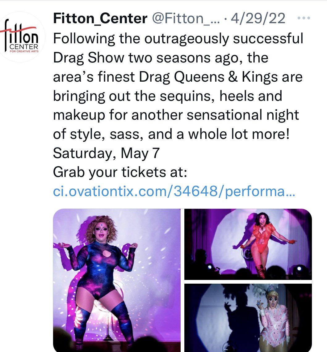 DannoActon's tweet photo. How many children @Fitton_Center welcomed in for their #DragShow? Were any children used as performers for these #godlessCommies? We know #FittonCenter promoting trans sex & Summer “Creativity” Camps for 5 yr olds from their sign outside. What goes on inside? @CCVPolicy https://t.co/sIYsEVZ0OW